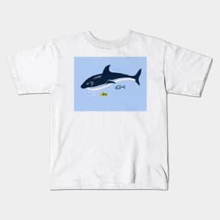 Shark on the nature! Kids T-Shirt